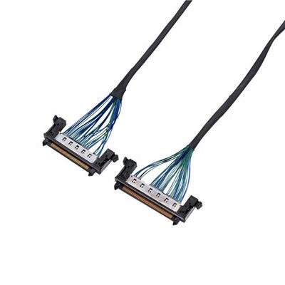 Câble coaxial de liaison 20pin adapté aux besoins du client par Assemblée 30pin LVDS d'ordinateur portable d'affichage à cristaux liquides