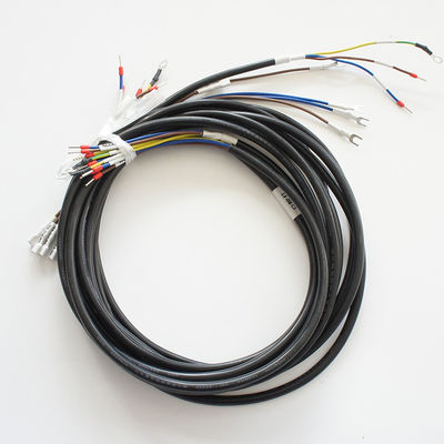 Câble équipé terminal de harnais fait sur commande en U de fil d'anneau pour l'ordinateur
