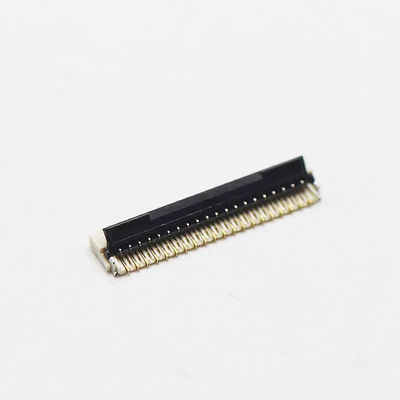 Contact de espacement électronique du fond du connecteur 13-71pin de carte PCB de la taille 1.0mm de 0.3MM