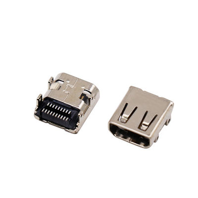 L'or a plaqué le Taper micro connecteur femelle de la goupille Tremper+SMT d des Câbles connecteur 19 de HDMI