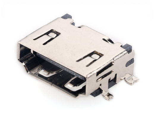 La prise horizontale SMT femelle de carte PCB de HDMI dactylographient à un connecteur 10000 cycles