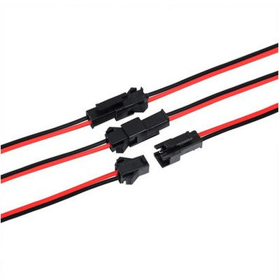 Longueur hommes-femmes de fil du câble AWG22 200mm de connecteur du SM 2Pin LED