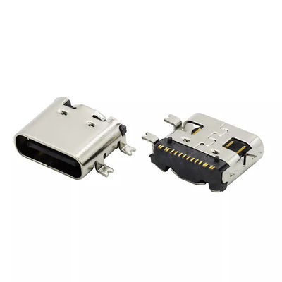 16Pin USB 3.1 Réceptacle réversible Type C Connecteur de prise femelle SMT