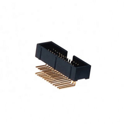 1,27 GV à angle droit de connecteur de carte PCB de connecteur d'en-tête de boîte de millimètre