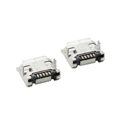 SMD PLONGENT la prise micro micro de carte PCB de 7.2mm USB 5 ÉÉpinglergler Connecteur Taper B USB avec le bord