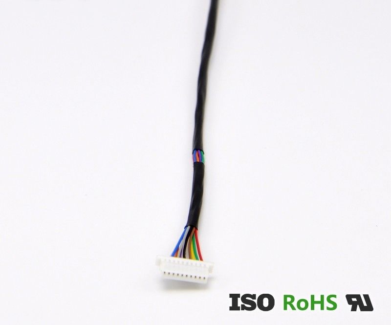 Câble équipé de harnais de fil de lancement d'ODM 0.8mm d'OEM avec le connecteur de JST SUR