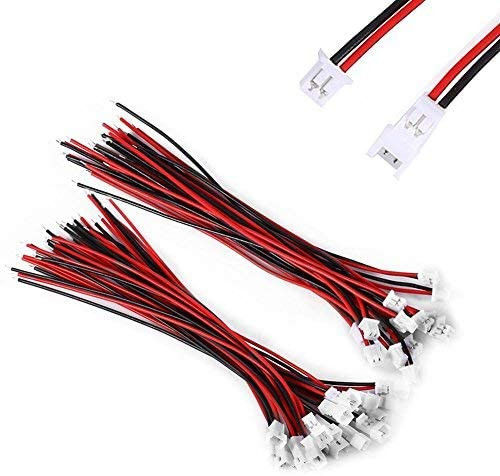Mini harnais électronique micro 2 Pin Connector Plug Male Silicone de fil de JST pH XH2.0