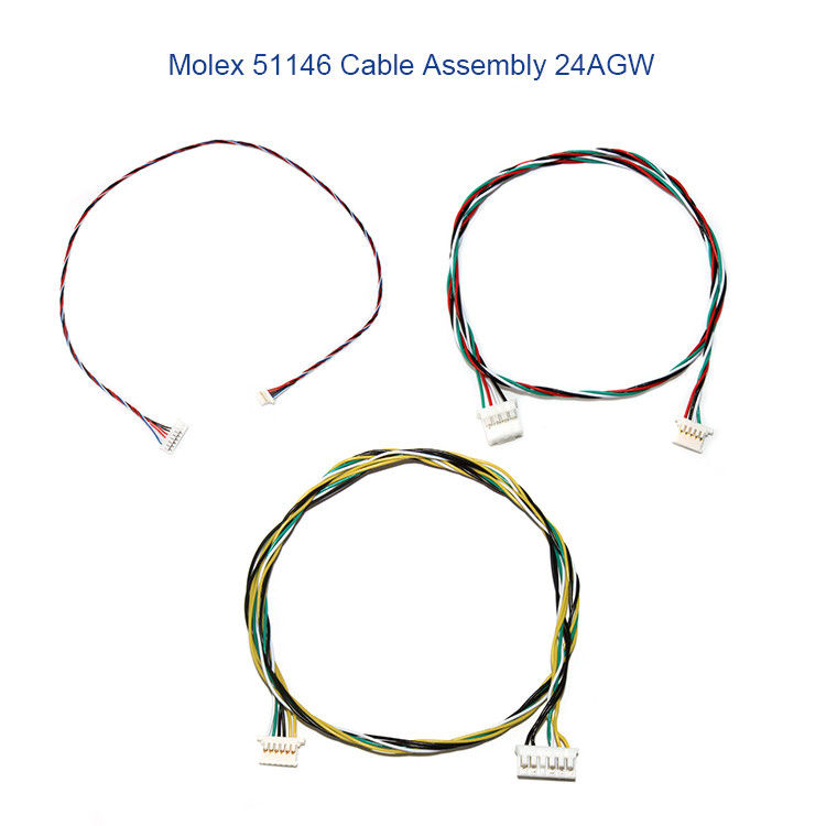 harnais MOLEX 51146 1.25mm de fil électrique de 5P 6P avec le support de logement d'A1254 SMD