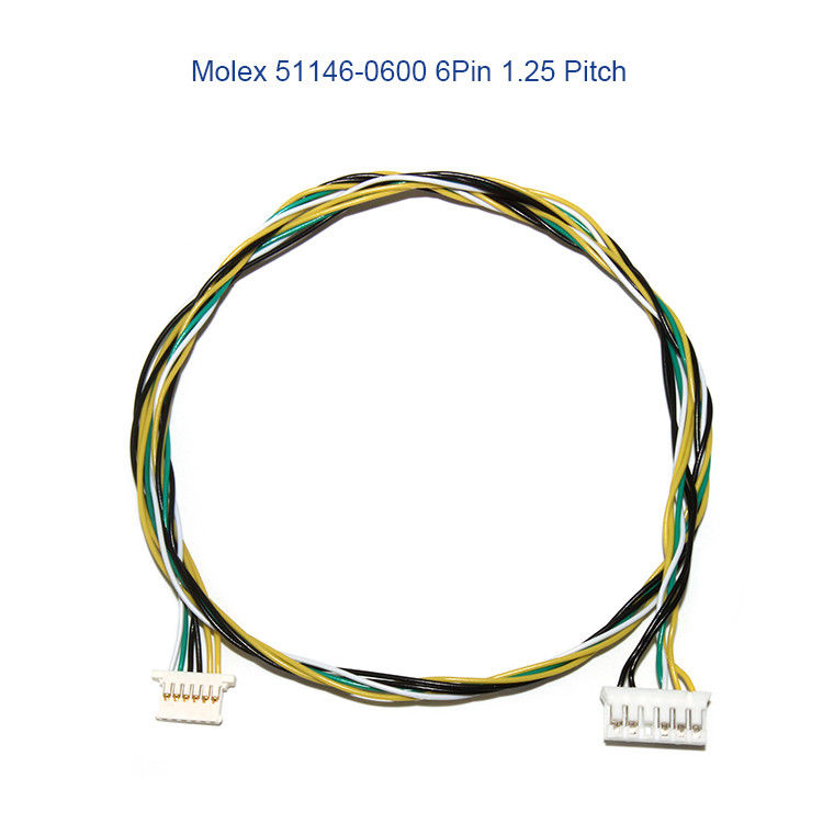 harnais MOLEX 51146 1.25mm de fil électrique de 5P 6P avec le support de logement d'A1254 SMD
