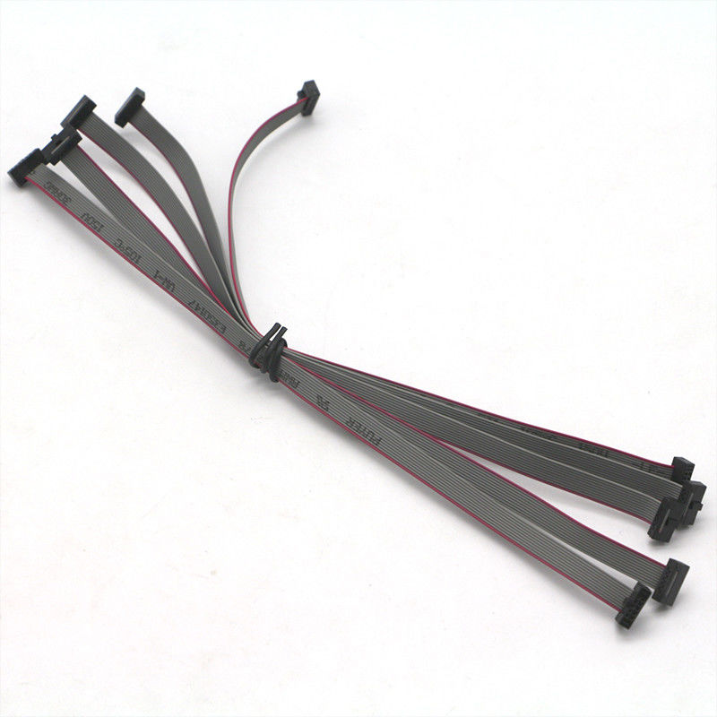 Câble plat plat du câble IDC d'OEM 10cm 5Pin 10Pin 20Pin 30 Pin Cores