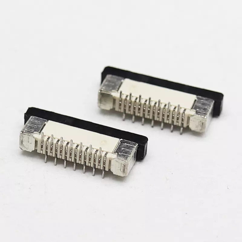Type vetical du lancement H2.0mm du connecteur 0.5MM 1.0MM de ZIF SMT FPC FFC