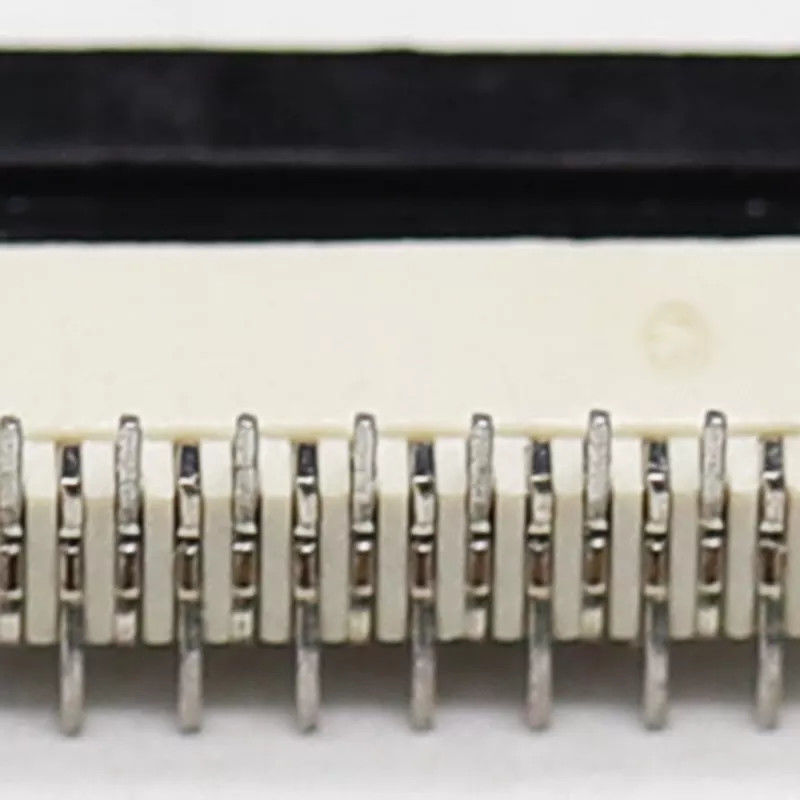 Type vetical du lancement H2.0mm du connecteur 0.5MM 1.0MM de ZIF SMT FPC FFC