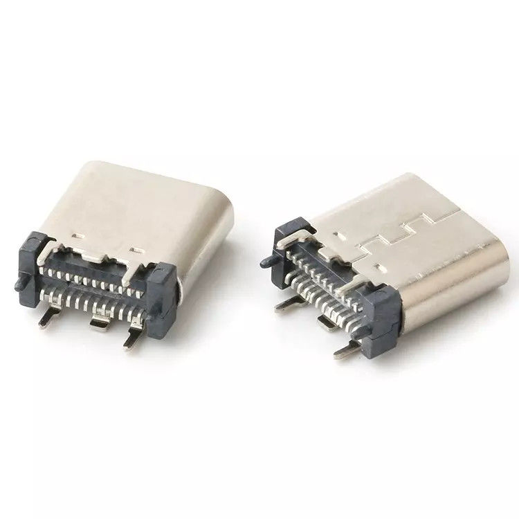 USB 3.1 Femelle 24pin USB C Type Connecteur Vertical Patch Haute Vitesse