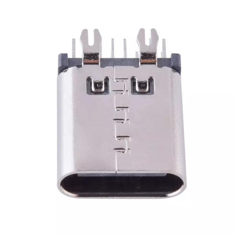 DIP Vertical Mount USB Type C Connecteur 14 broches 10,5 mm 180 degrés