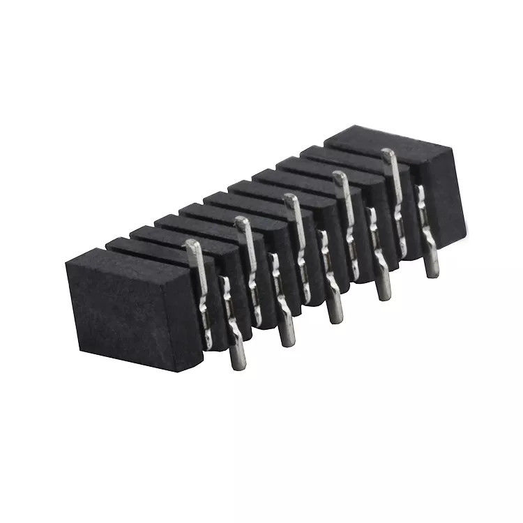 Type barre verticale de connecteur de FPC de SMT de contact réversible de lancement noir de 1.0mm à la barre