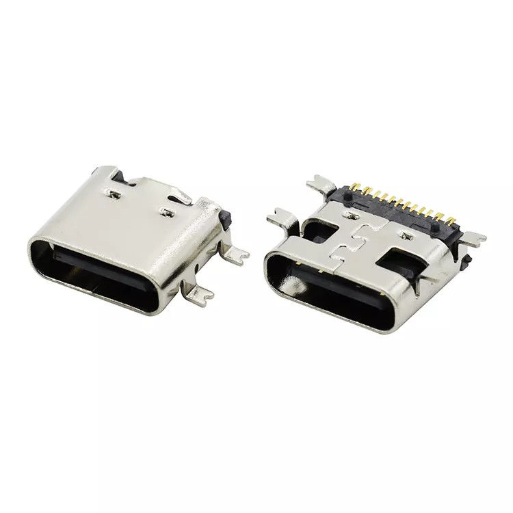 16Pin USB 3.1 Réceptacle réversible Type C Connecteur de prise femelle SMT