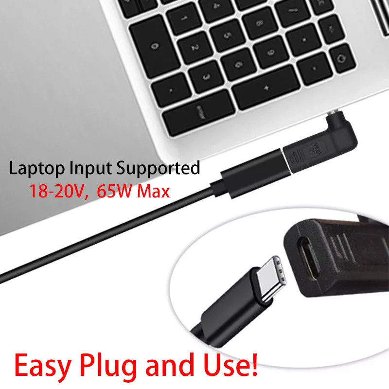 USB Type C femelle vers DC 5525 convertisseur mâle PD leurre Spoof Trigger Plug Jack