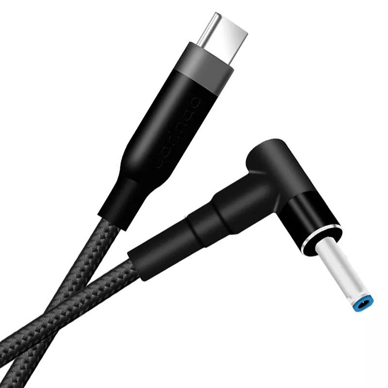 100W DC 4.5x3.0mm USB Type C PD DC 4530 Convertisseur mâle pour la charge de l'ordinateur portable HP