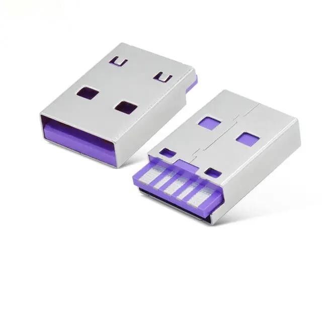 Connecteur femelle USB 3.1 Type C 24 broches étanche, montage horizontal SMT DIP, prise USB à plaque de refroidissement
