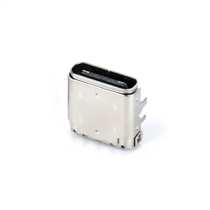 24 broches USB de type C connecteur féminin DIP + SMT 3.4 prise avant et patch arrière pour le câble de charge
