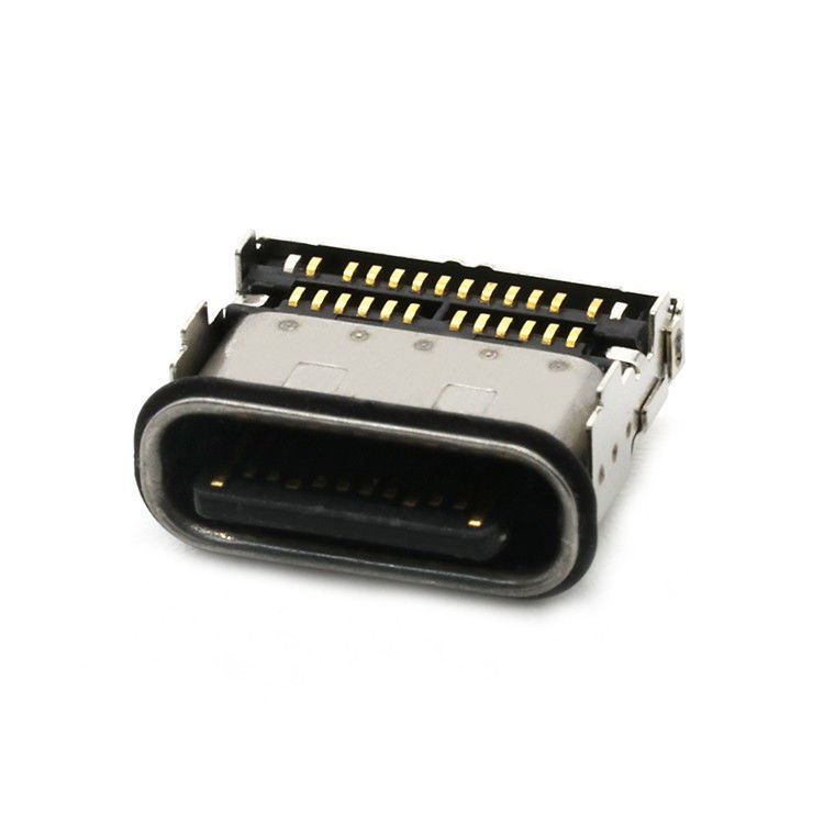 IP68 connecteur SMT à 2 rangées USB à 24 broches étanche à l'eau