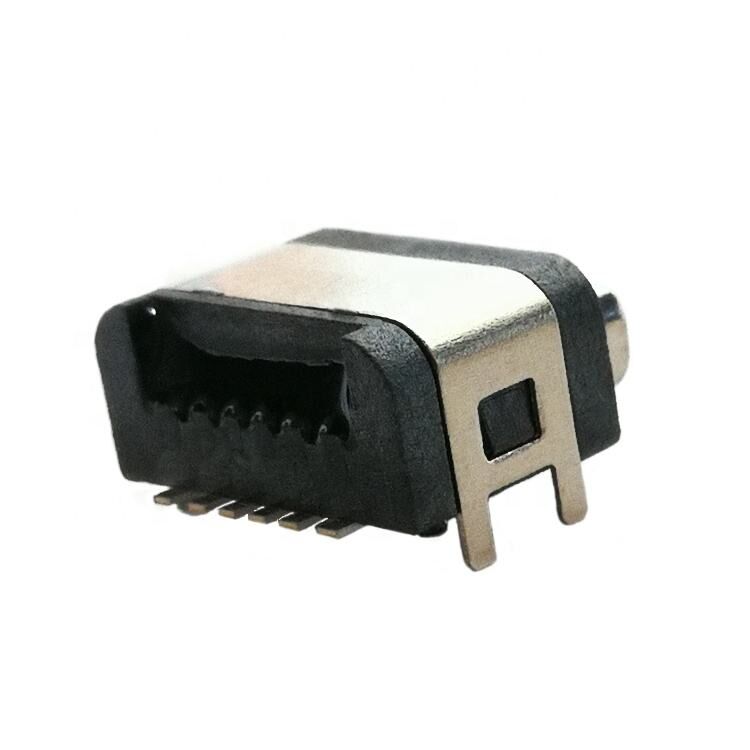 Connecteur USB étanche IP67, 6 broches, montage en surface horizontal, connecteur USB Type C femelle