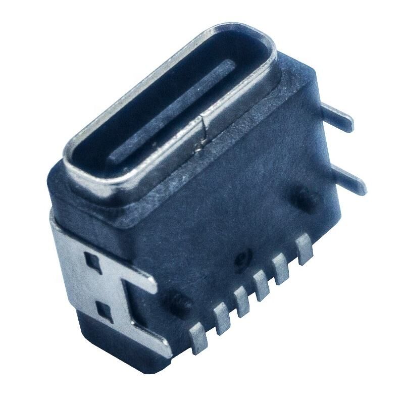 Montage de panneau imperméable à l'eau PCB 6 broches Femme Connecteur USB de type C
