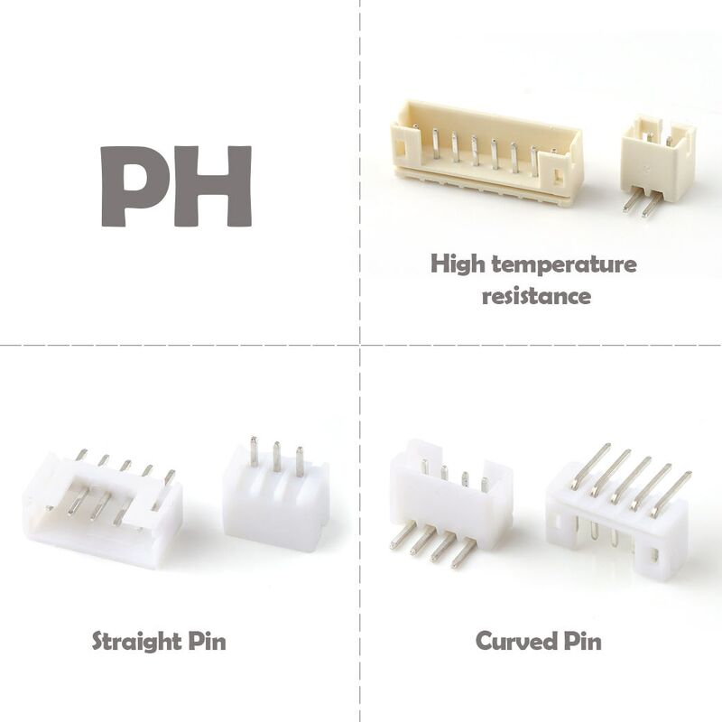 Connecteur de fil à carte Wafer Molex 1,5 mm 2,0 mm Pitch ZH PH HY LCP 2,5 mm Wafer-connecteur