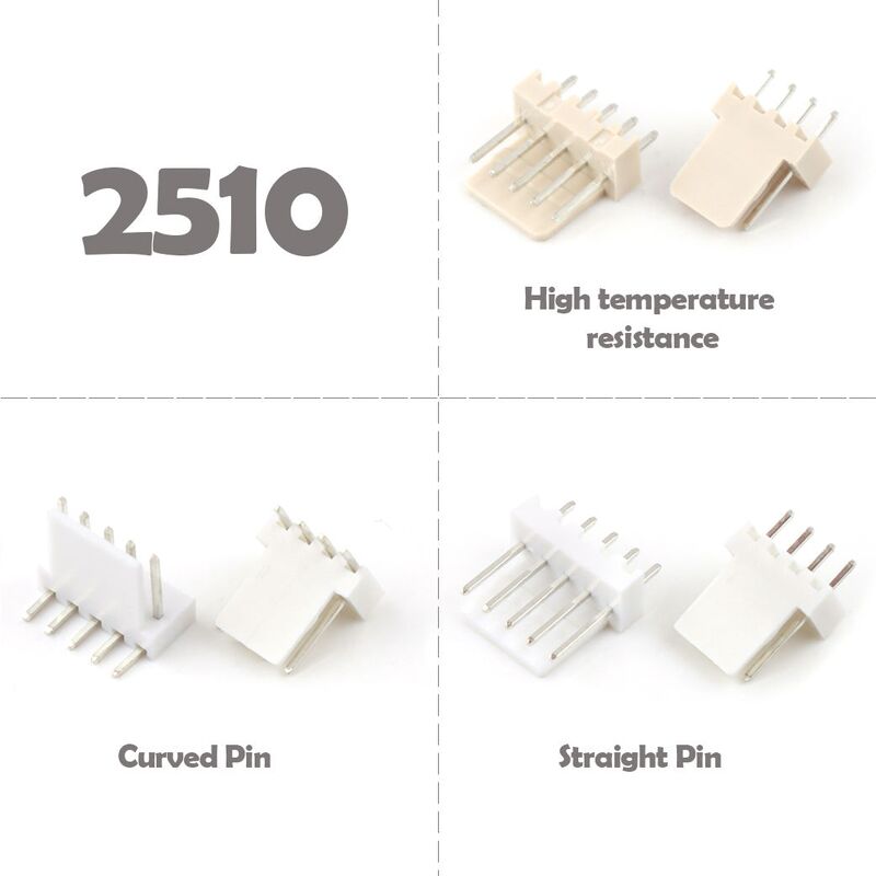 2.54 connecteur de plaque de câble à plaque Lcp verticale 90 degrés Jst 2,5 mm SMT connecteur de PCB