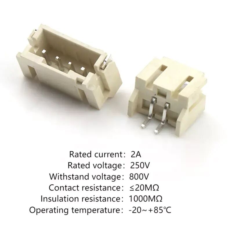 Connecteur SMD câble à carte PH 2.0mm 6 broches SMT Connecteur à plaquette verticale avec couvercle