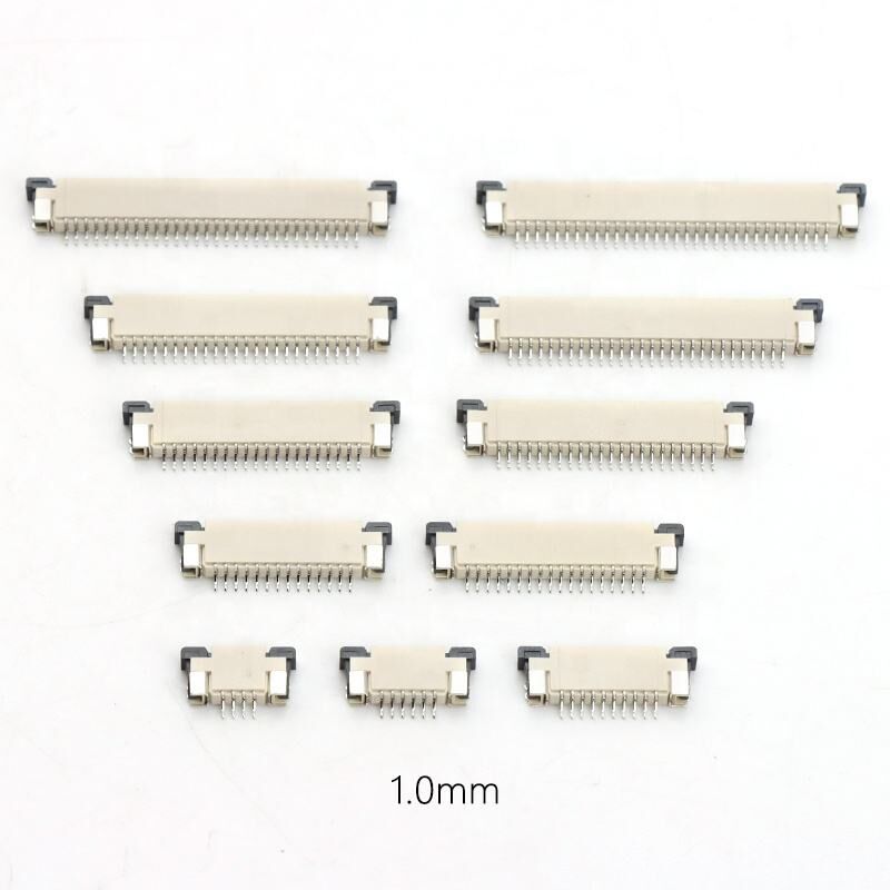 Connecteur FPC 1,0 mm 4-40 broches type SMT horizontal contact supérieur