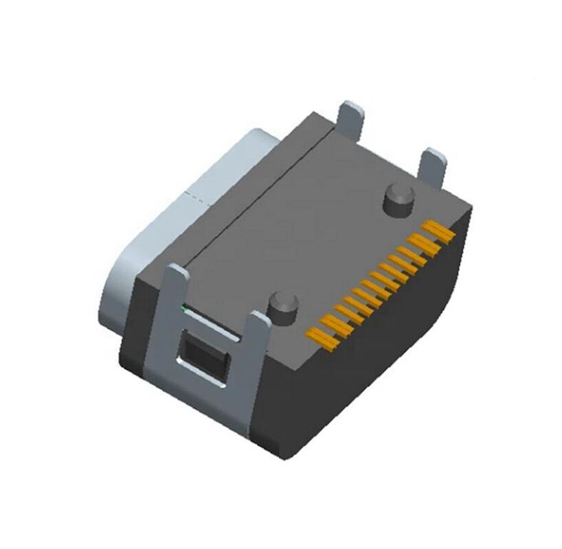Connecteur USB féminin 16 broches Socket imperméable à l'eau de type c SMT IPX7
