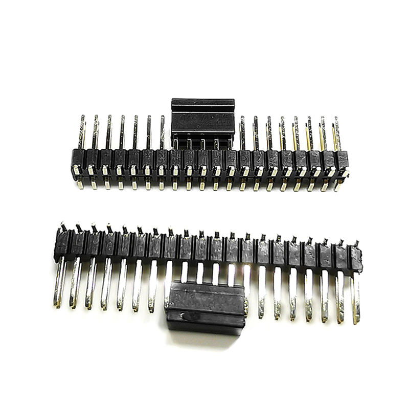 Press Fit Dual 6 8 20 Pin 2*14 2*3 5 Femme 1mm 1.27mm 2mm 2.54mm Angle de piqûre SMD/SMT En-tête En-tête Long Pin Connecteur masculin