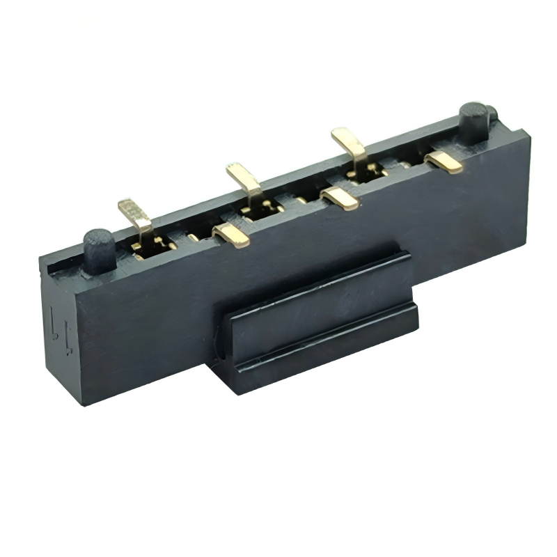 1.27mm Pitch Female Header two row SMT Type with Peg 8-20P customized height and length of leg