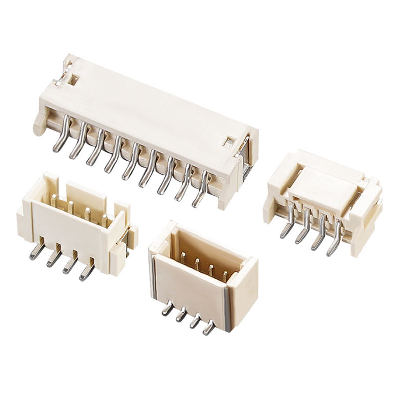 Connecteurs de carte PCB à angle droit SMT DIP verticaux pour câbles et fils JST XH 2,54 mm à 2, 3, 4, 5, 6 broches