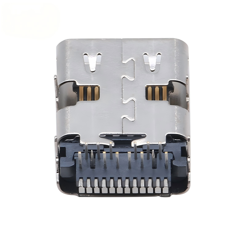Connecteur USB 3.2 de type C personnalisé 40 Gbps U4 étanche 24 broches SMT DIP PCB Female Male Connector Factory