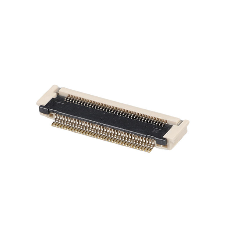 Connecteur FPCFFC plaqué or au pas de 0,5 mm, 2,7 H post-pression horizontale SMD 10-68 broches 50 V 0,5 A