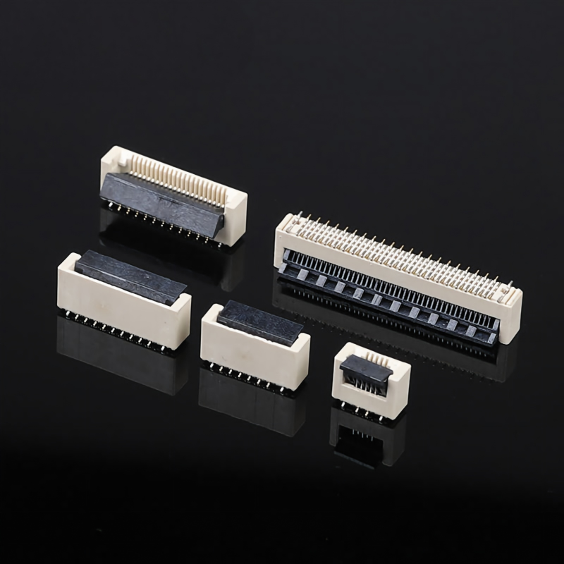Connecteurs PCB pour câble FPC FFC, prise de connecteur plat à clapet 5,2H, pied positif vertical 60 broches, pas de 0,5 mm
