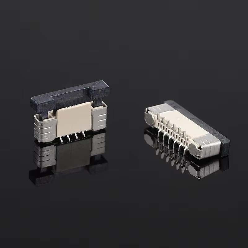 4.5H 0.5mm Pitch FPC FFC Cable PCB Connectors S/T Connector For Flat Cable