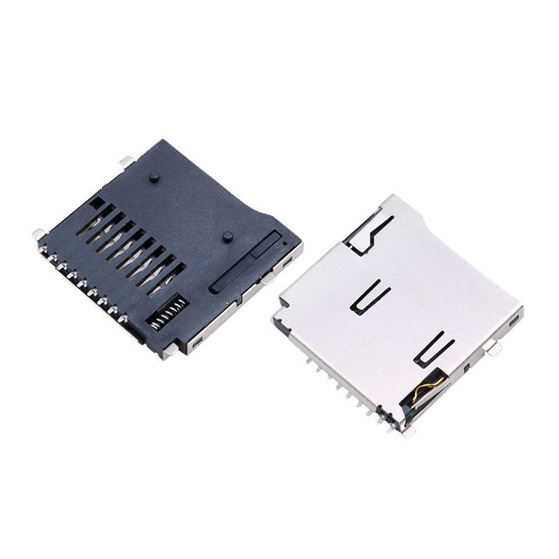 Une prise de carte micro SD/TF à 8 broches Molex 472192001 Alternative H1.8mm Connecteur SMT