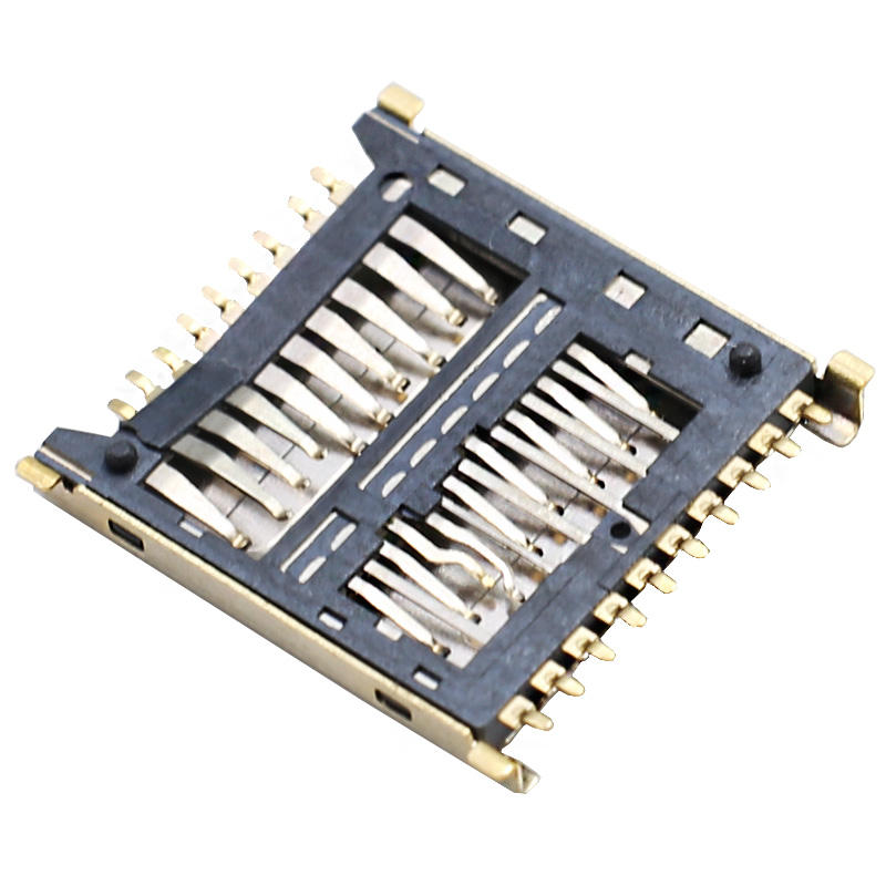 Connecteur de carte 19 broches 3-en-1 Micro SD UHS II UFS SMT Hauteur 1,6 mm USB en acier inoxydable pour une meilleure lisibilité Moteur de recherche