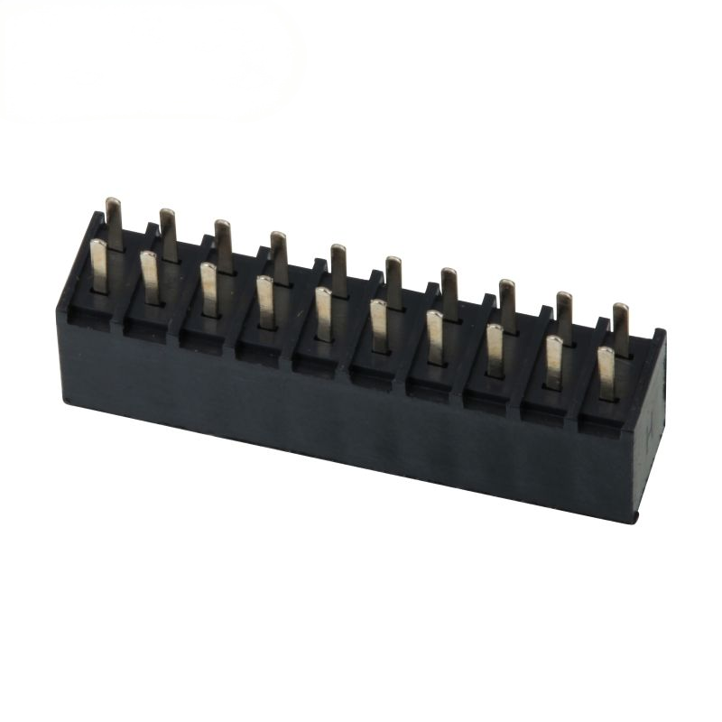 DIP Female Header 2.54 mm Pitch Double Row Female Straight Header Socket Pin Strip Connector