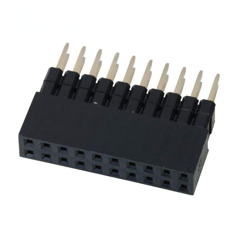 2.54 mm,0.64x0.4SQ connecteur à hauteur de pas connecteur à tête de broche à double rangée