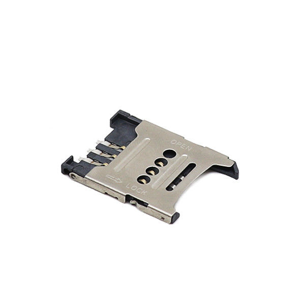 H1.5mm 1.8mm Sim Holder micro SMT Flip Taper 6P Sim Prise micro