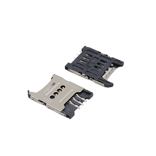 H1.5mm 1.8mm Sim Holder micro SMT Flip Taper 6P Sim Prise micro