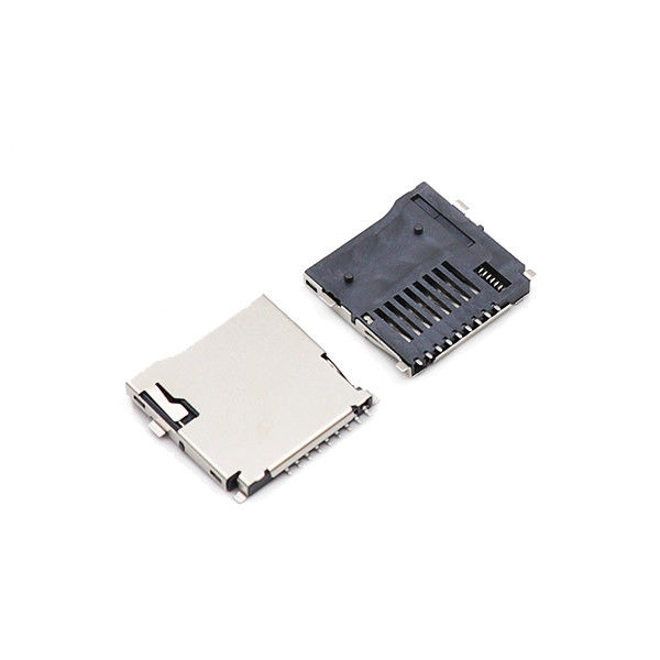 ÉÉpinglergler instantané micro femelle de la prise 9 du connecteur LCP T de Carte SD de poussée de poussée