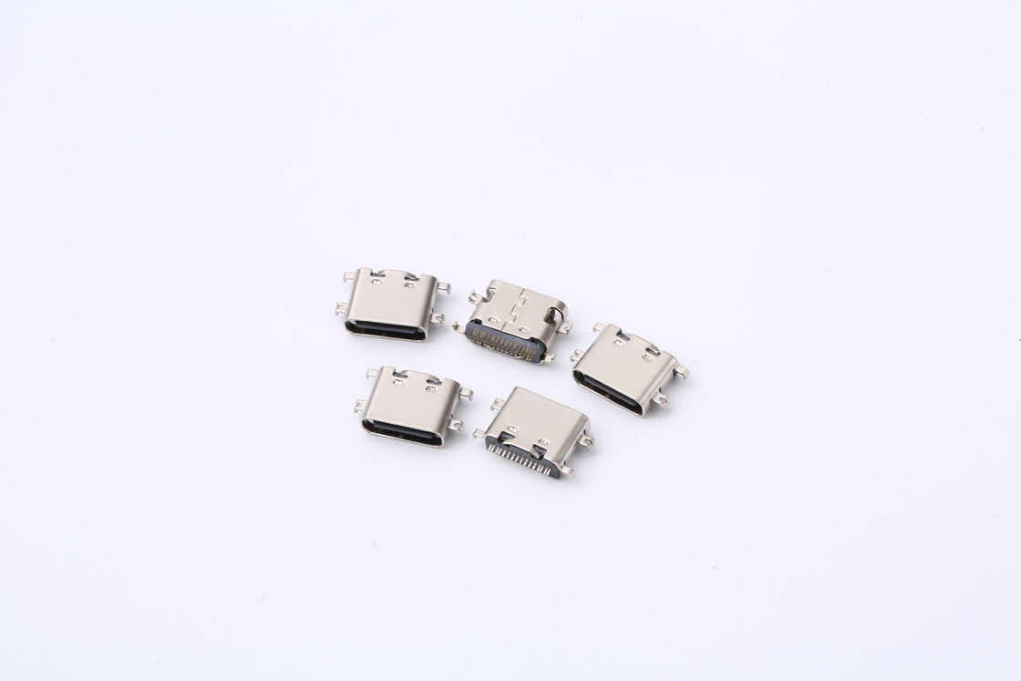 3,0 Taper prise femelle d'USB du connecteur 3.1mm 16 ÉÉpinglergler Mid Mount USB C de carte PCB de C