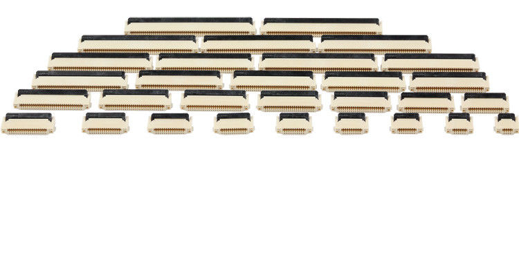 ÉÉpinglergler SMT du connecteur 6 du contact FFC FPC de lancement de 0.5mm double pour l'étiquette électronique