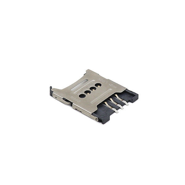 6p SIM Carte Prises Flip Taper Sim Carte Holder Connecteur micro ROHS