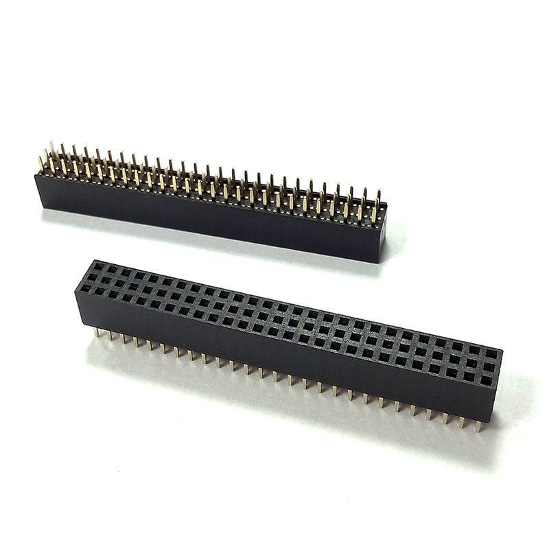 Trois panneau femelle de lancement de la rangée 2-50 ÉÉpinglergler entête Connecteur 2.0mm pour embarquer le connecteur de carte PCB